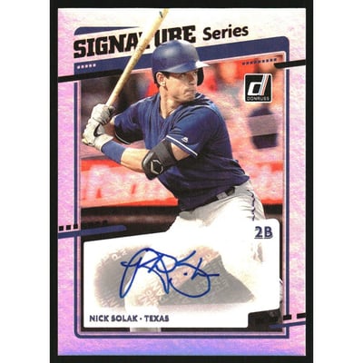 2020 Donruss Signature Series #37 Nick Solak