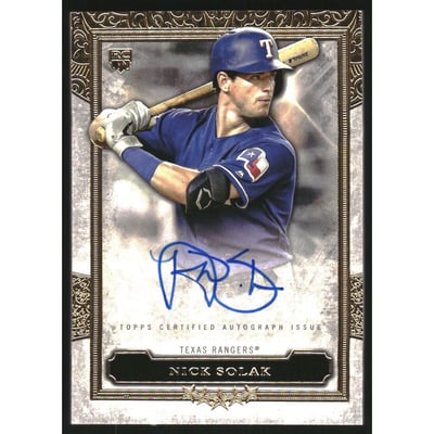 2020 Topps Five Star Autographs #FSANX Nick Solak RC
