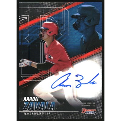 2021 Bowman's Best Best of '21 Autographs #B21AZ Aaron Zavala
