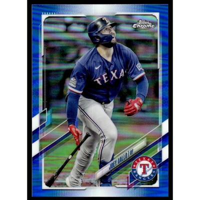 2021 Topps Chrome Blue Refractors #47 Joey Gallo