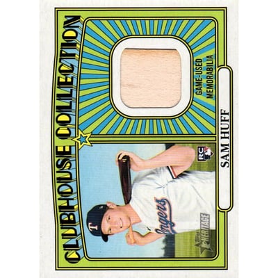 2021 Topps Heritage Clubhouse Collection Relics #CCSH Sam Huff HN