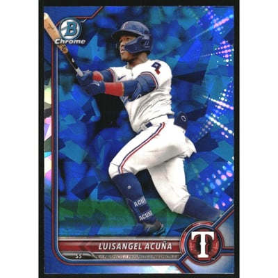 2022 Bowman Chrome Draft Sapphire #BDC159 Luisangel Acuna