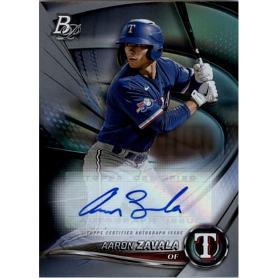2022 Bowman Platinum Top Prospects Autographs #TOP38 Aaron Zavala