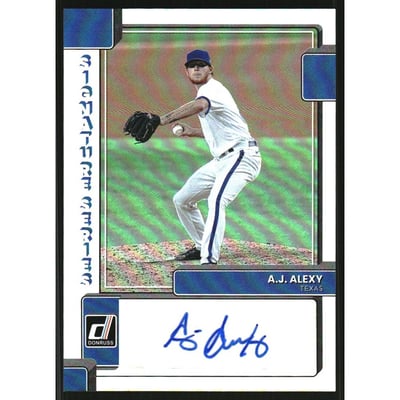 2022 Donruss Signature Series #48 A.J. Alexy