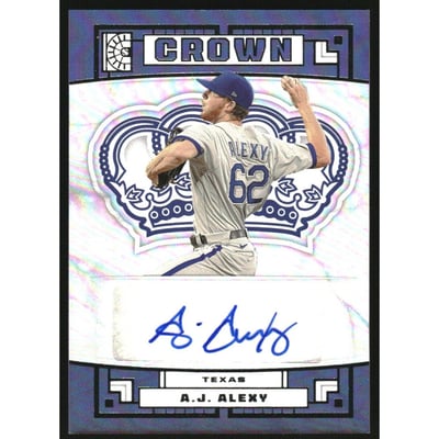 2022 Panini Capstone Crown Autographs #27 A.J. Alexy