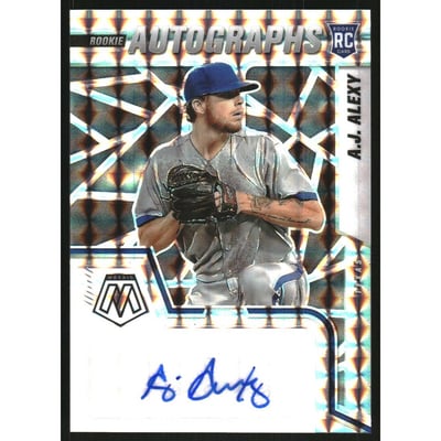 2022 Panini Mosaic Rookie Autographs Mosaic #49 A.J. Alexy