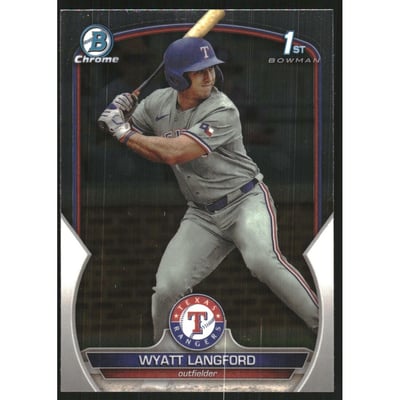 2023 Bowman Chrome Draft #BDC106 Wyatt Langford