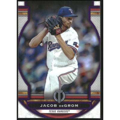 2023 Topps Tribute Purple #6 Jacob deGrom
