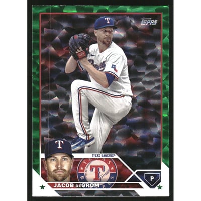 2023 Topps Update Green Foilboard #US100 Jacob deGrom