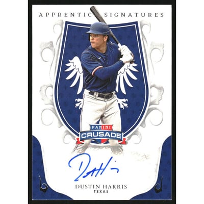 2024 Panini Crusade Apprentice Signatures #67 Dustin Harris