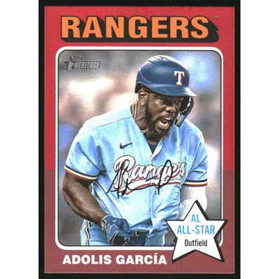 2024 Topps Heritage Red Border #86 Adolis Garcia