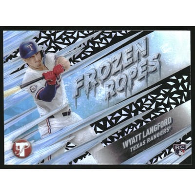 2024 Topps Pristine Frozen Ropes #FR26 Wyatt Langford