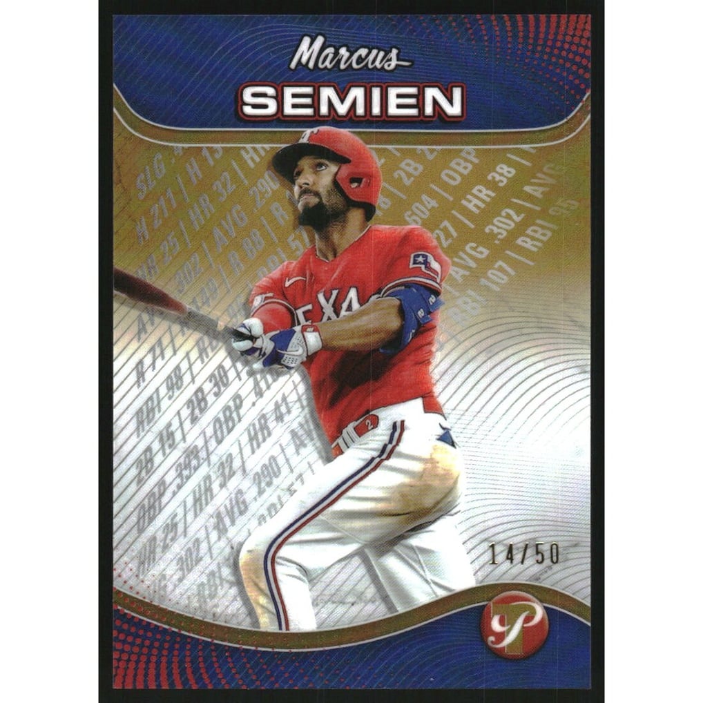 2024 Topps Pristine Pristine Production Gold Refractors #PP5 Marcus Semien
