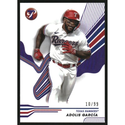 2024 Topps Pristine Purple Refractors #221 Adolis Garcia