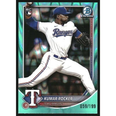 2025 Bowman Chrome Aqua Raywave Refractors #98 Kumar Rocker