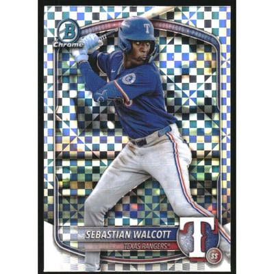 2025 Bowman Chrome Draft X-Fractors #BDC169 Sebastian Walcott