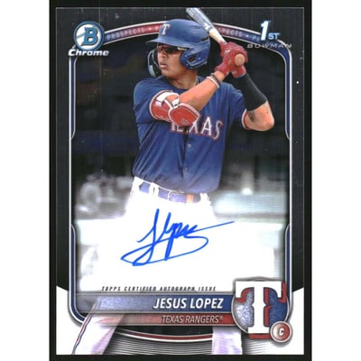 2025 Bowman Chrome Prospect Autographs #CPAJLO Jesus Lopez