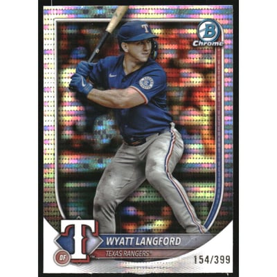 2025 Bowman Chrome Pulsar Refractors #36 Wyatt Langford