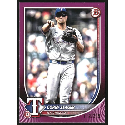 2025 Bowman Fuchsia #38 Corey Seager