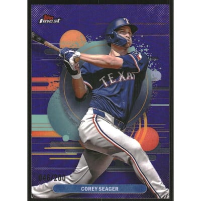 2025 Finest Purple Refractors #134 Corey Seager