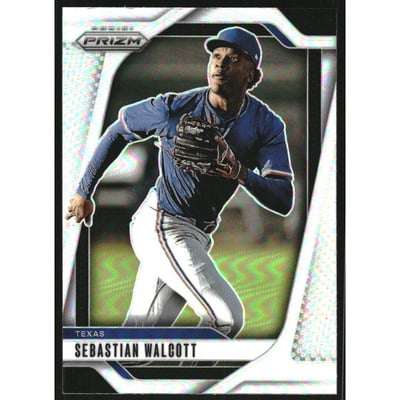 2025 Panini Prizm Prizms Silver #114 Sebastian Walcott
