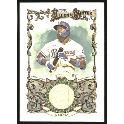 2025 Topps Allen and Ginter Relics #AGRAG Adolis Garcia