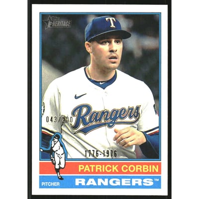 2025 Topps Heritage Bicentennial #619 Patrick Corbin