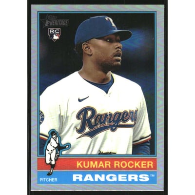2025 Topps Heritage Chrome Refractors #179 Kumar Rocker