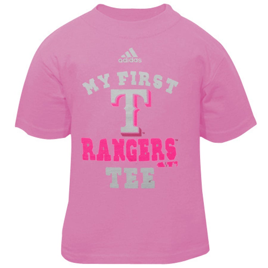adidas Texas Rangers Girls My First T-Shirt - Pink