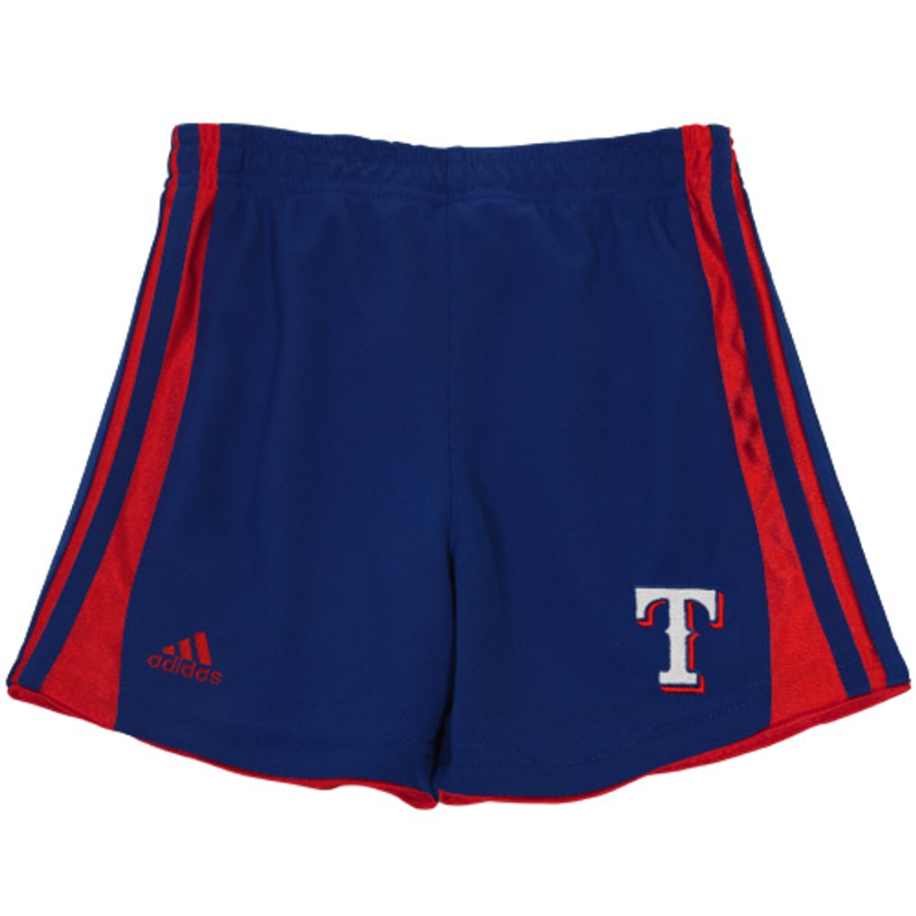 adidas Texas Rangers Preschool 3-Stripe Shorts - Navy Blue
