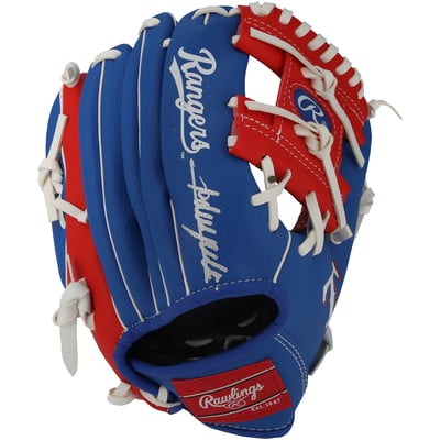 Adrian Beltre Texas Rangers Autographed Fanatics Authentic Rawlings 10" Collectible Team Logo Glove 