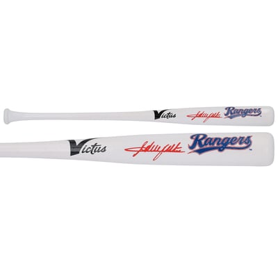 Adrian Beltre Texas Rangers Autographed Fanatics Authentic Victus Team ID Mini Bat 