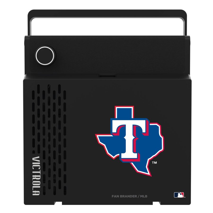 Texas Rangers Black Revolution GO Portable Record Player