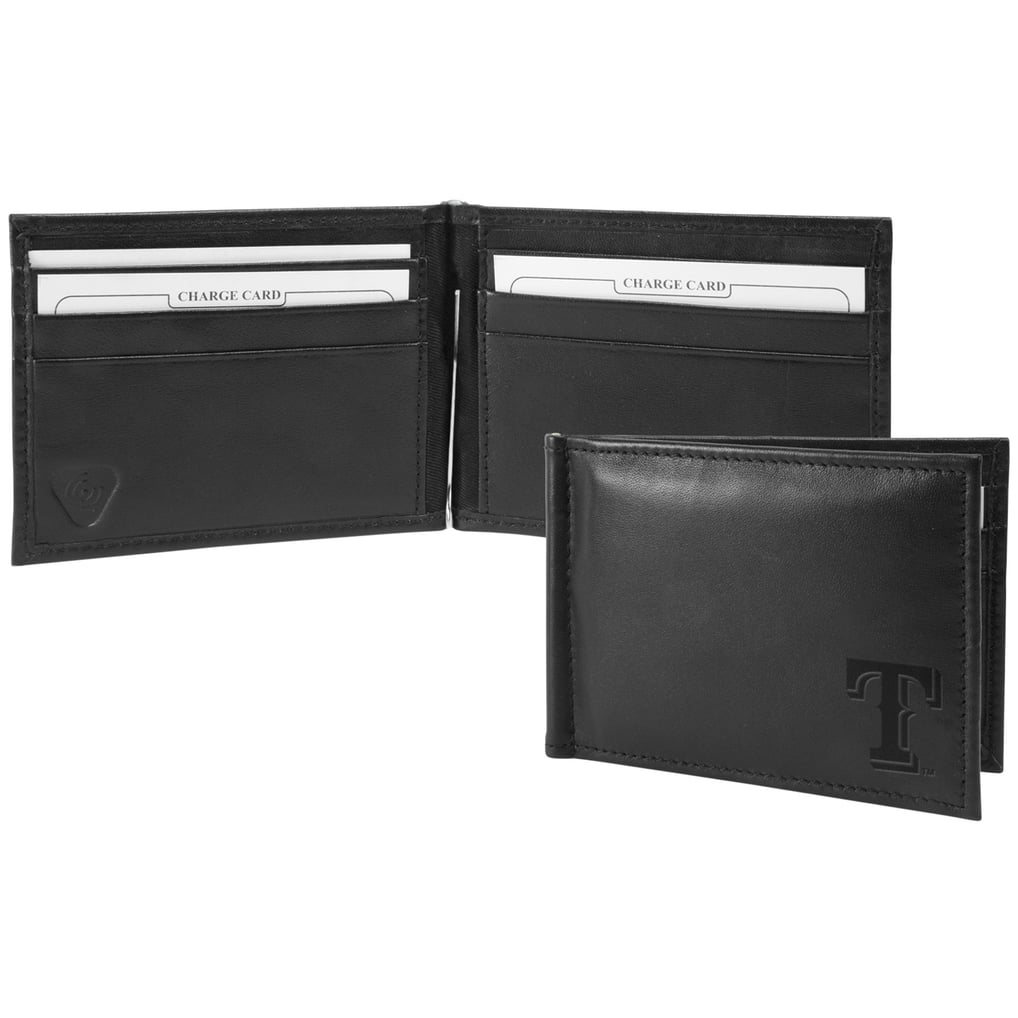 Texas Rangers Black Shield Money Clip & Wallet