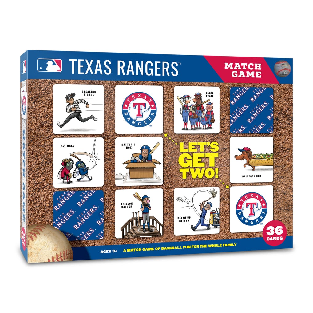 Texas Rangers Fanpoint Licensed Memory Match Game