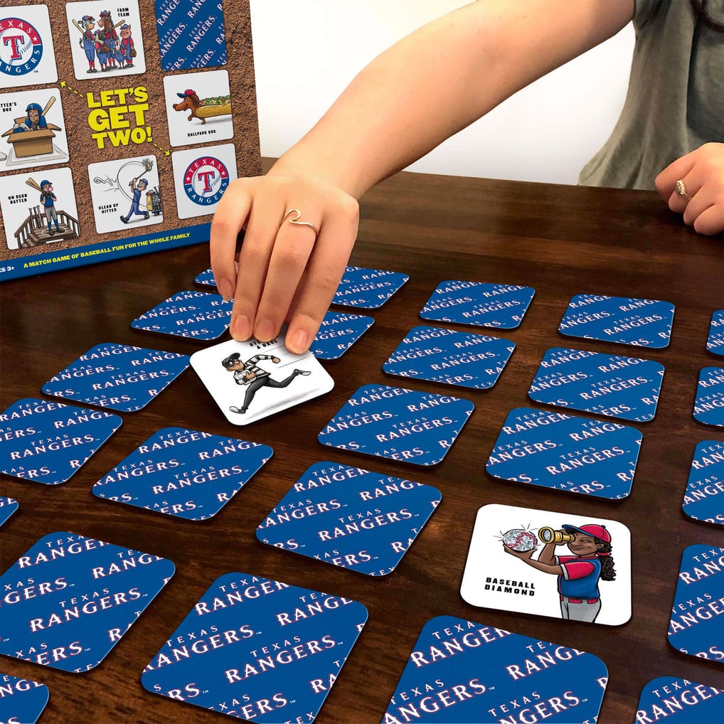 Texas Rangers Fanpoint Licensed Memory Match Game