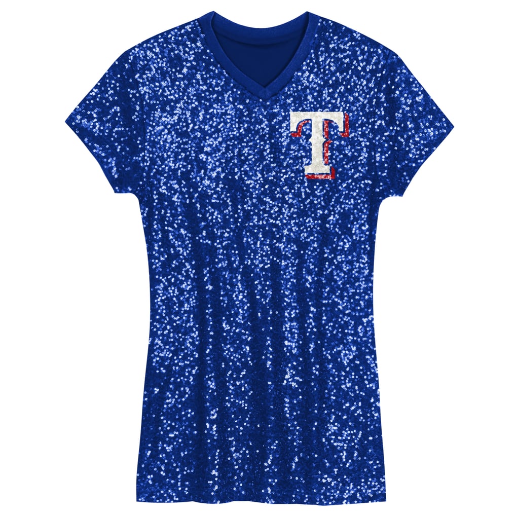 texas rangers jersey dress Girls Preschool Royal Sequin V-Neck dresser knobs