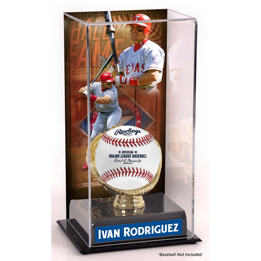 Texas Rangers Ivan Rodriguez Fanatics Authentic Hall of Fame Sublimated ...