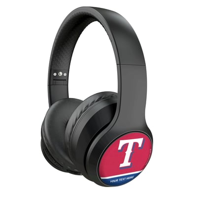 Texas Rangers Keyscaper Personalized Solid Wireless Bluetooth Headphones With Case
