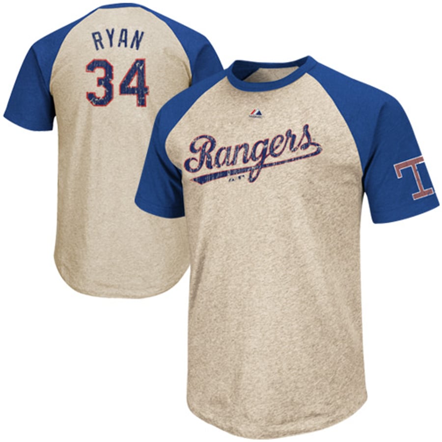 Majestic Nolan Ryan Texas Rangers Cooperstown Collection All Star ...
