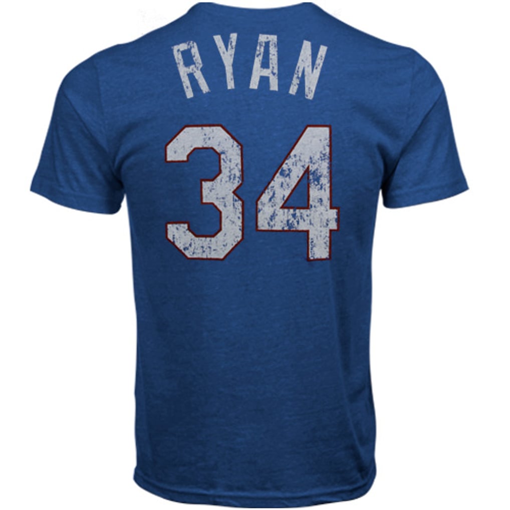 Majestic Threads Nolan Ryan Texas Rangers #34 Cooperstown Premium Tri ...
