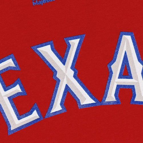 Majestic Yu Darvish Texas Rangers Player T-Shirt - Red