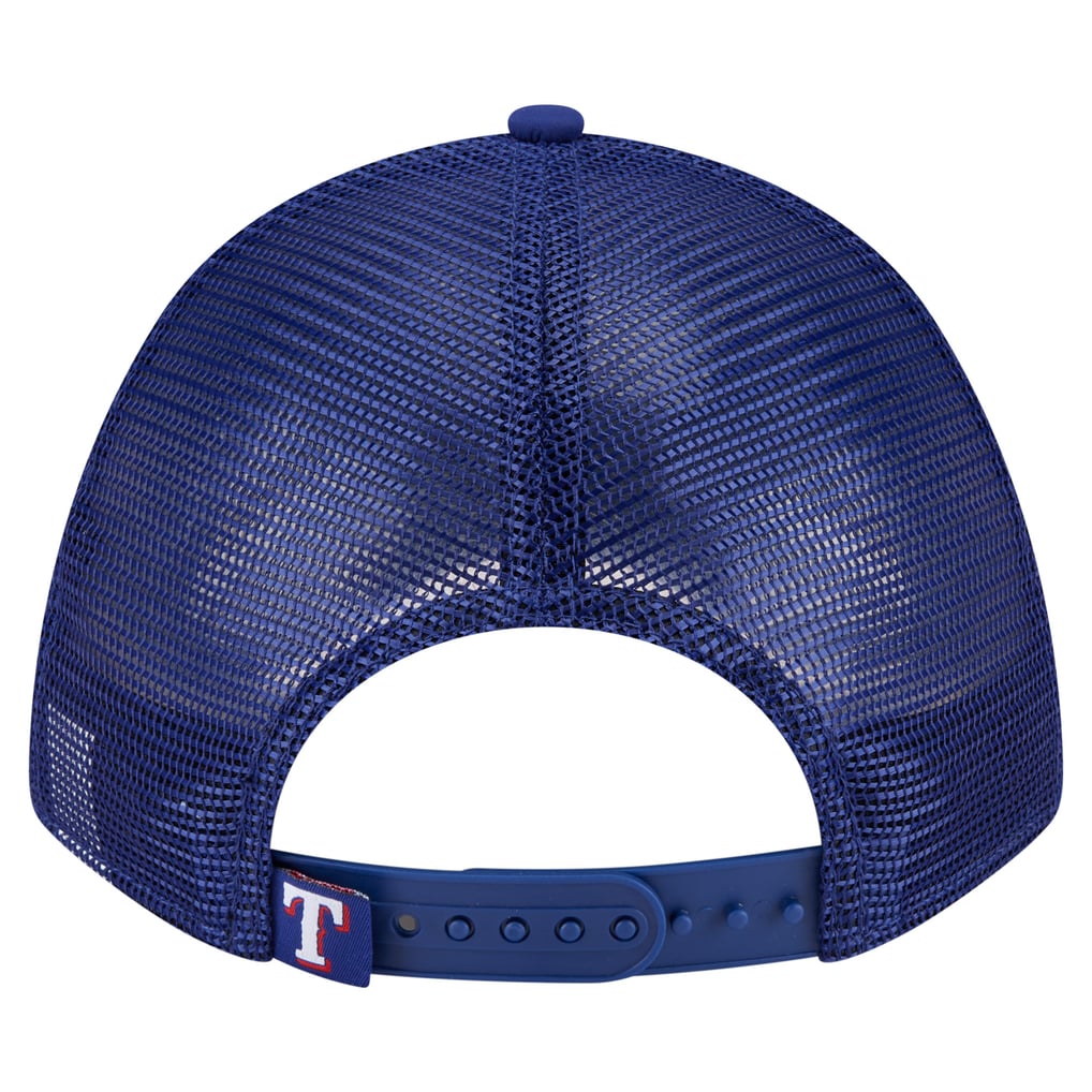 Men's Texas Rangers New Era Royal Minimalist 9FORTY A-Frame Adjustable Hat
