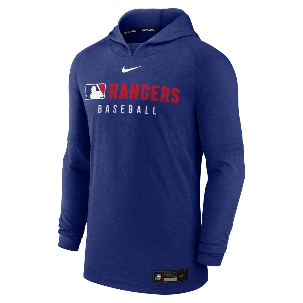 Men's Texas Rangers Nike Heather Royal Authentic Collection Tri-Blend ...