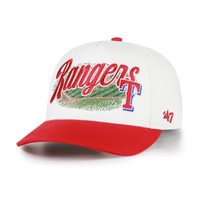 Texas Rangers '47 Enfield Hitch Adjustable Hat - White/Red