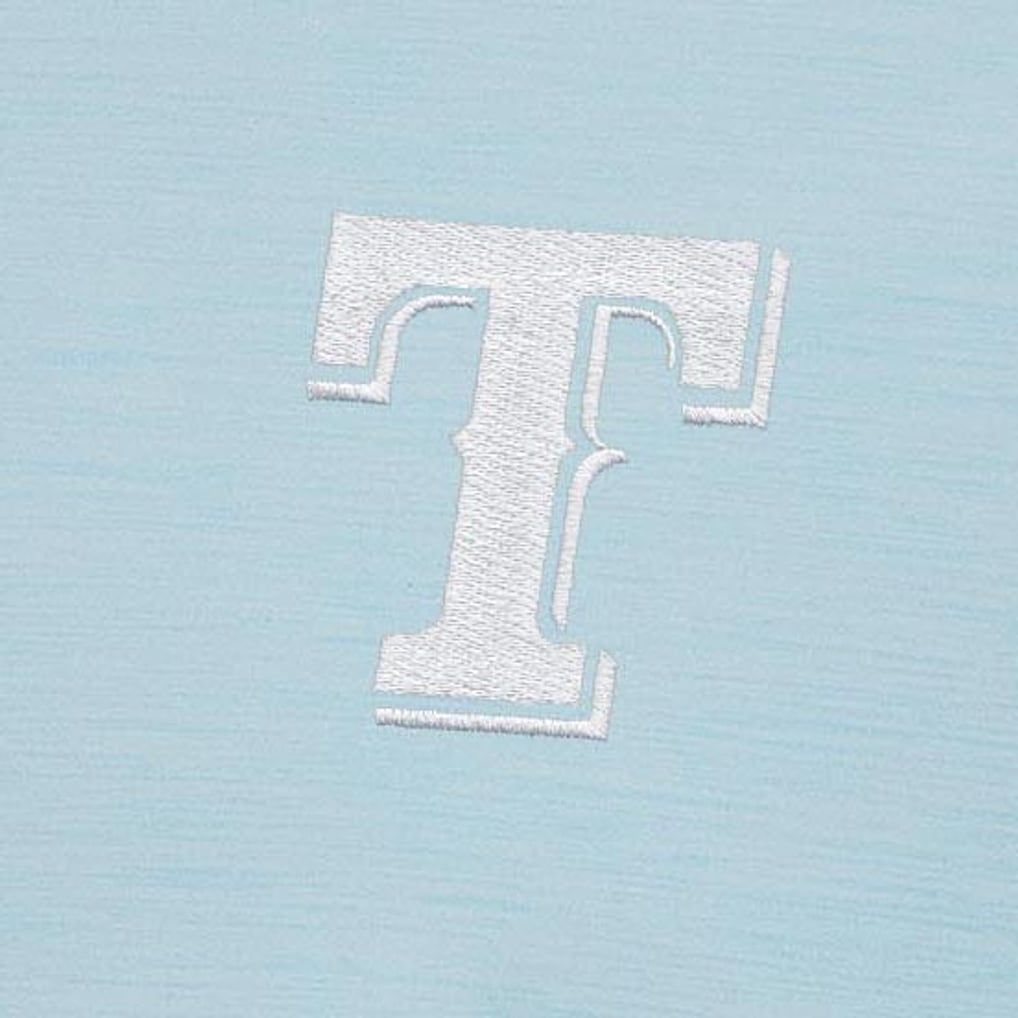  Texas Rangers Antigua Bright Quarter-Zip Pullover Top - Powder Blue