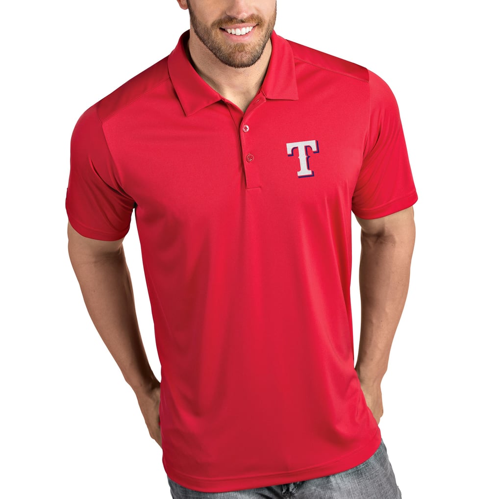 Texas Rangers Antigua Tribute Polo - Red