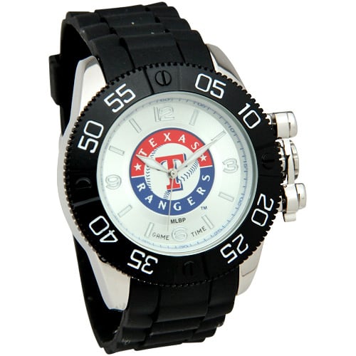 Numonday Rangers Watch Men's Texas Rangers Black Beast Sport Watch