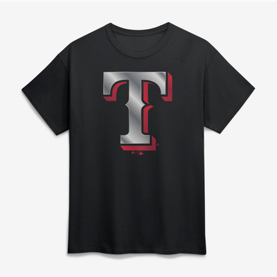 Texas Rangers Big & Tall Forged Mascot T-Shirt - Black