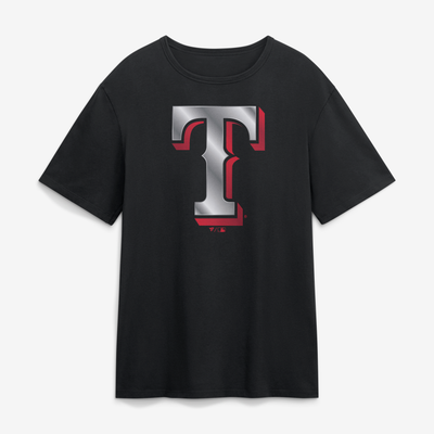 Texas Rangers  Forged Mascot T-Shirt - Black